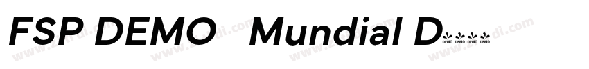 FSP DEMO   Mundial D字体转换